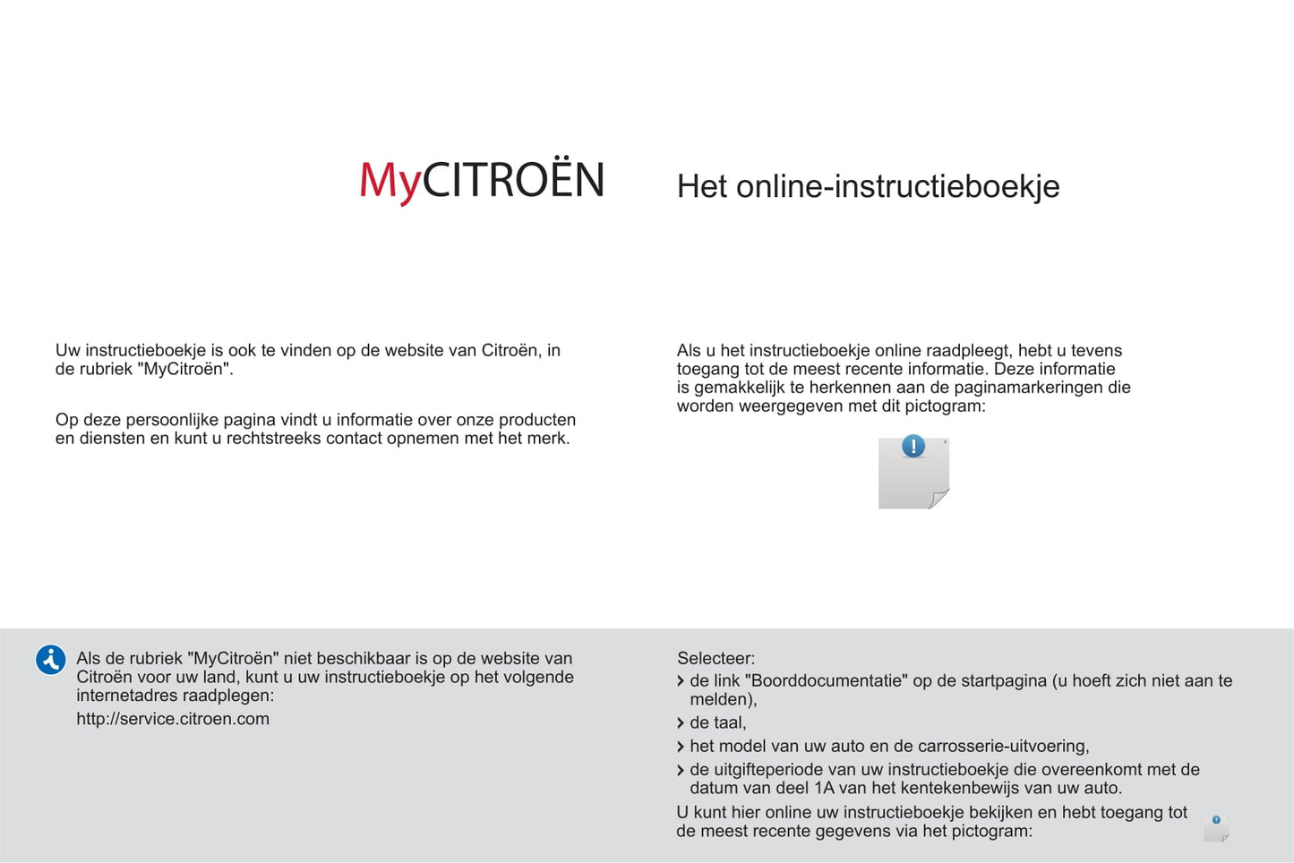 2012-2014 Citroën C3 Picasso Owner's Manual | Dutch