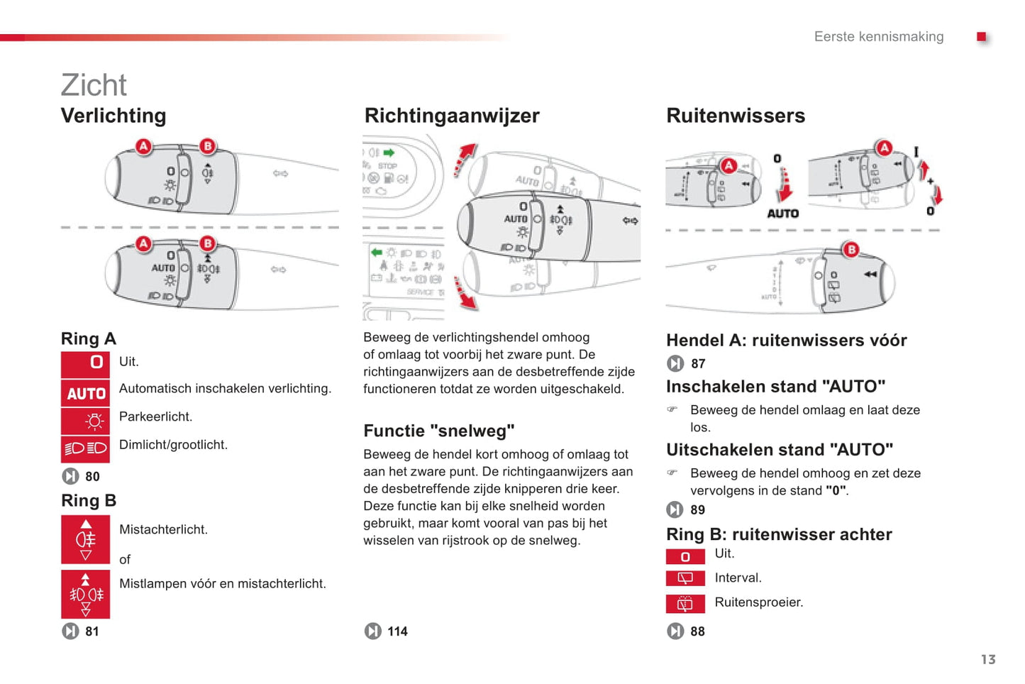 2012-2014 Citroën C3 Picasso Owner's Manual | Dutch