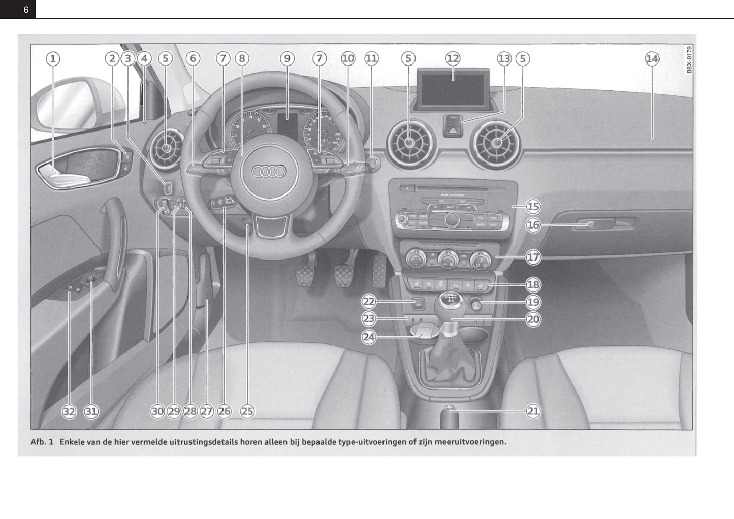 2010-2015 Audi A1 Bedienungsanleitung | Niederländisch