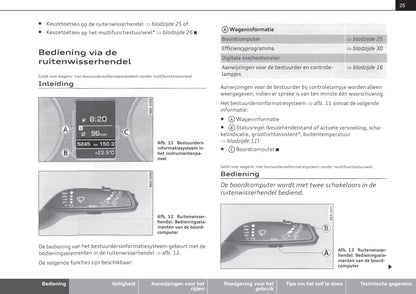 2010-2015 Audi A1 Bedienungsanleitung | Niederländisch