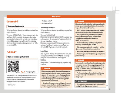 Seat Media System Plus & Navi System Instrukcja obsługi 2017 - 2019