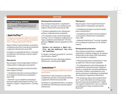 Seat Media System Plus & Navi System Instrukcja obsługi 2017 - 2019