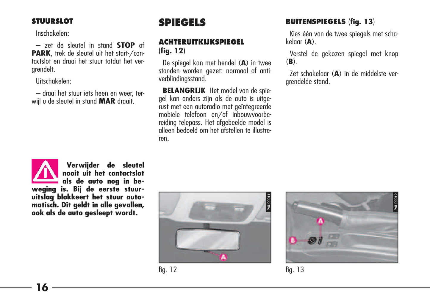 1997-2003 Alfa Romeo 156/156 Sportwagon Owner's Manual | Dutch