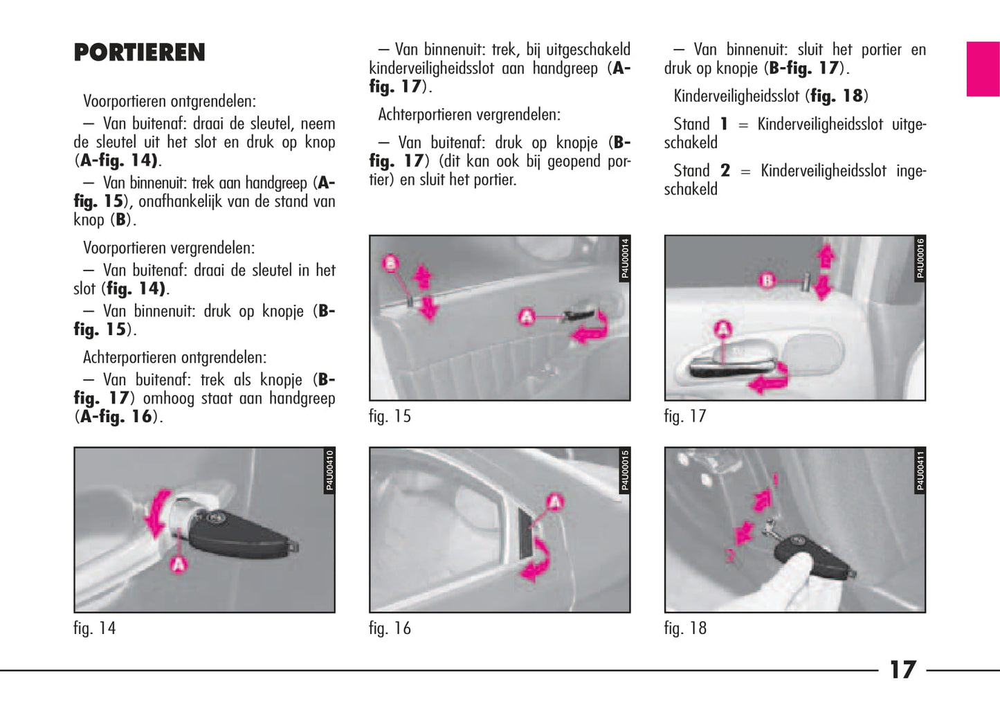 1997-2003 Alfa Romeo 156/156 Sportwagon Owner's Manual | Dutch