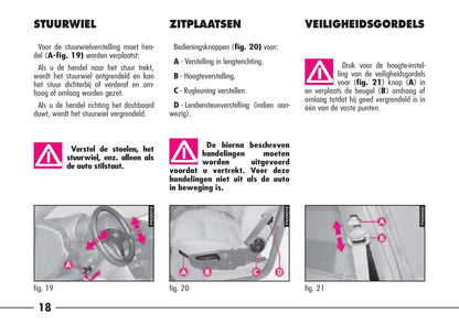 1997-2003 Alfa Romeo 156/156 Sportwagon Owner's Manual | Dutch