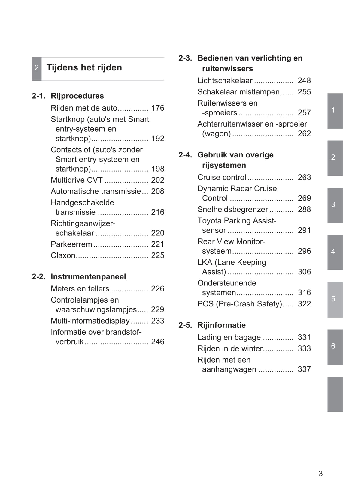 2014-2015 Toyota Avensis Owner's Manual | Dutch