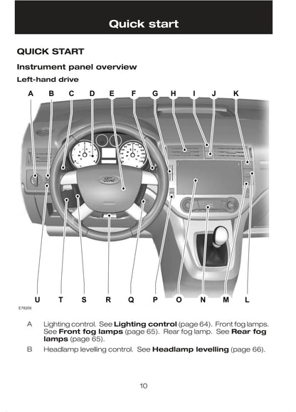 2007-2008 Ford C-Max Gebruikershandleiding | Engels