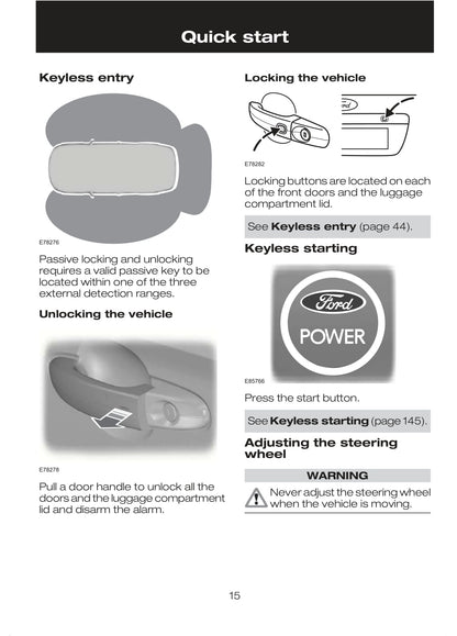 2007-2008 Ford C-Max Gebruikershandleiding | Engels