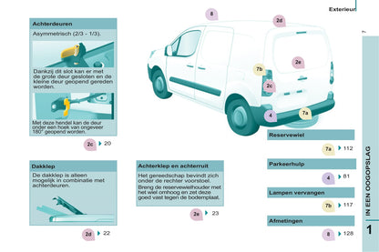 2011-2012 Peugeot Partner Gebruikershandleiding | Nederlands