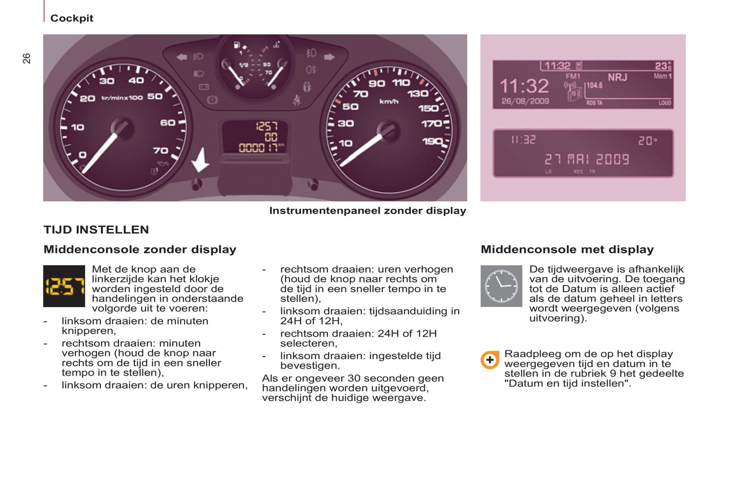 2011-2012 Peugeot Partner Gebruikershandleiding | Nederlands