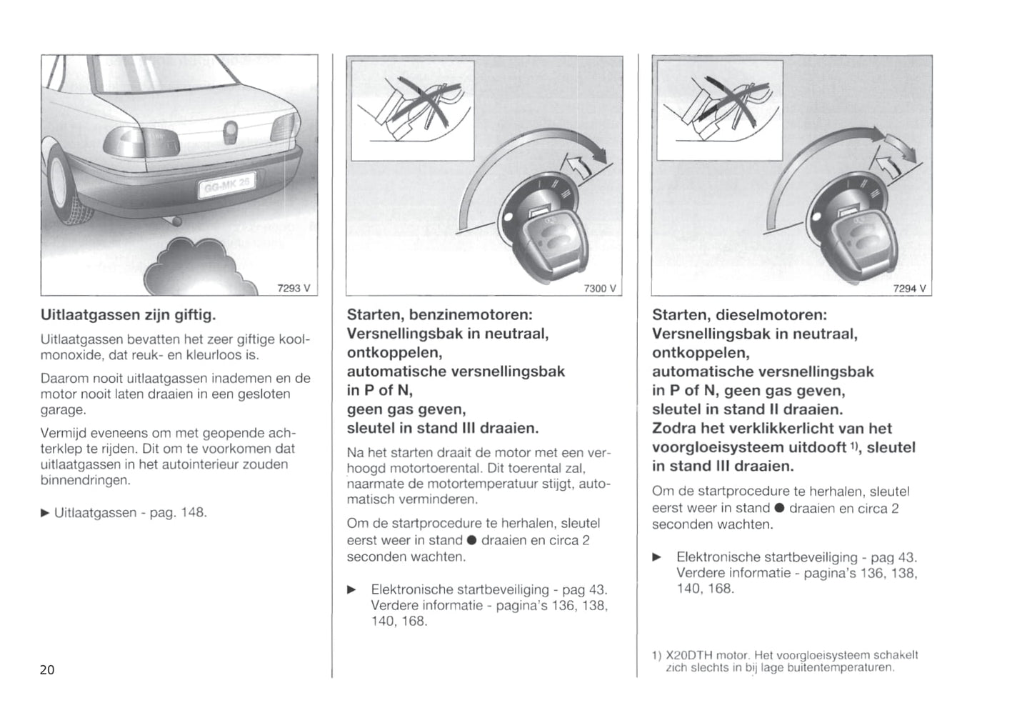 1994-1999 Opel Omega Gebruikershandleiding | Nederlands