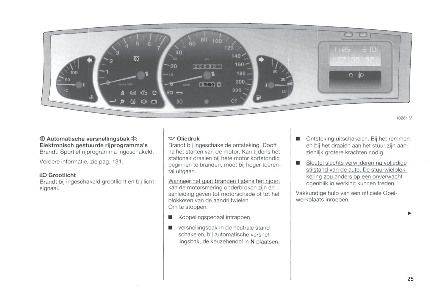 1994-1999 Opel Omega Gebruikershandleiding | Nederlands