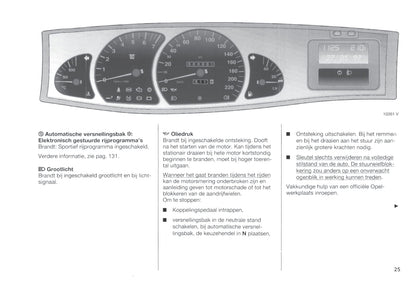 1994-1999 Opel Omega Gebruikershandleiding | Nederlands