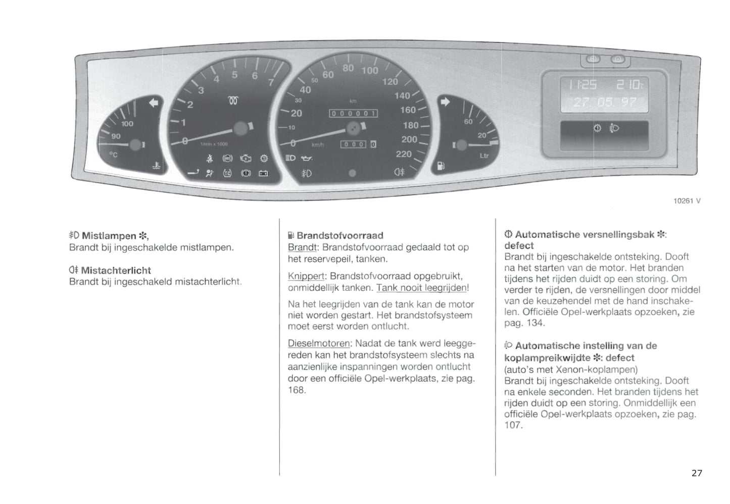 1994-1999 Opel Omega Gebruikershandleiding | Nederlands