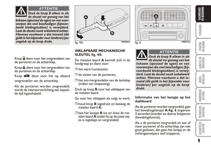 2006-2007 Fiat Grande Punto Gebruikershandleiding | Nederlands