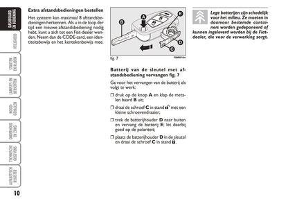 2006-2007 Fiat Grande Punto Gebruikershandleiding | Nederlands