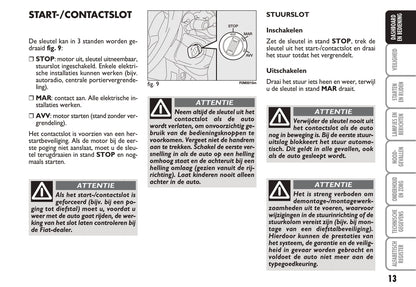 2006-2007 Fiat Grande Punto Gebruikershandleiding | Nederlands