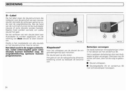 1994-2002 Audi A8/S8 Manuel du propriétaire | Néerlandais