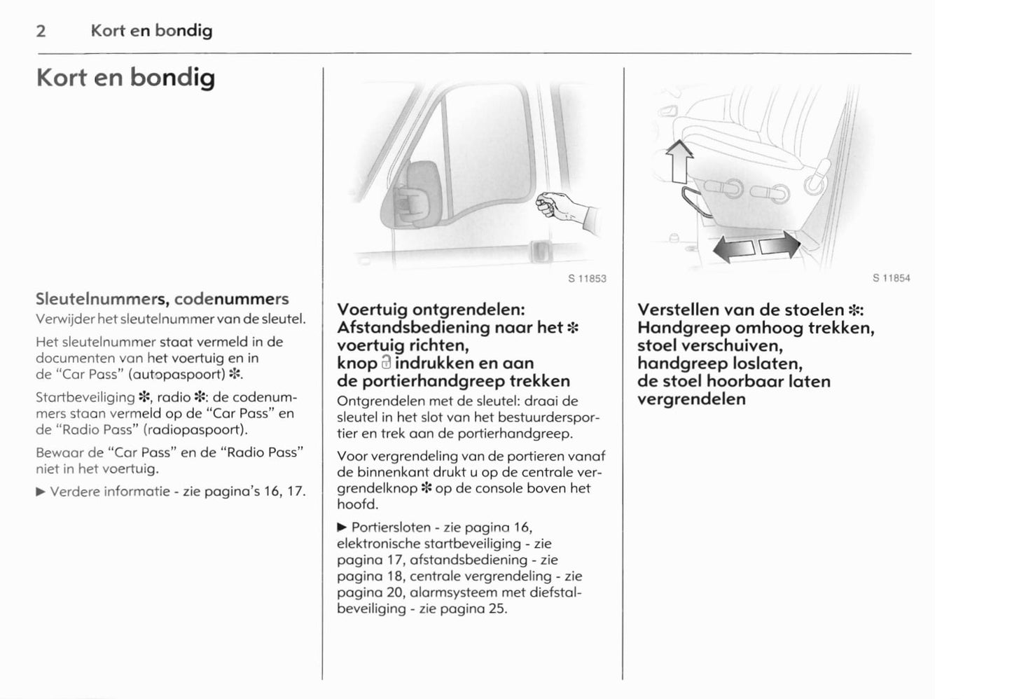 2006-2010 Opel Movano Owner's Manual | Dutch