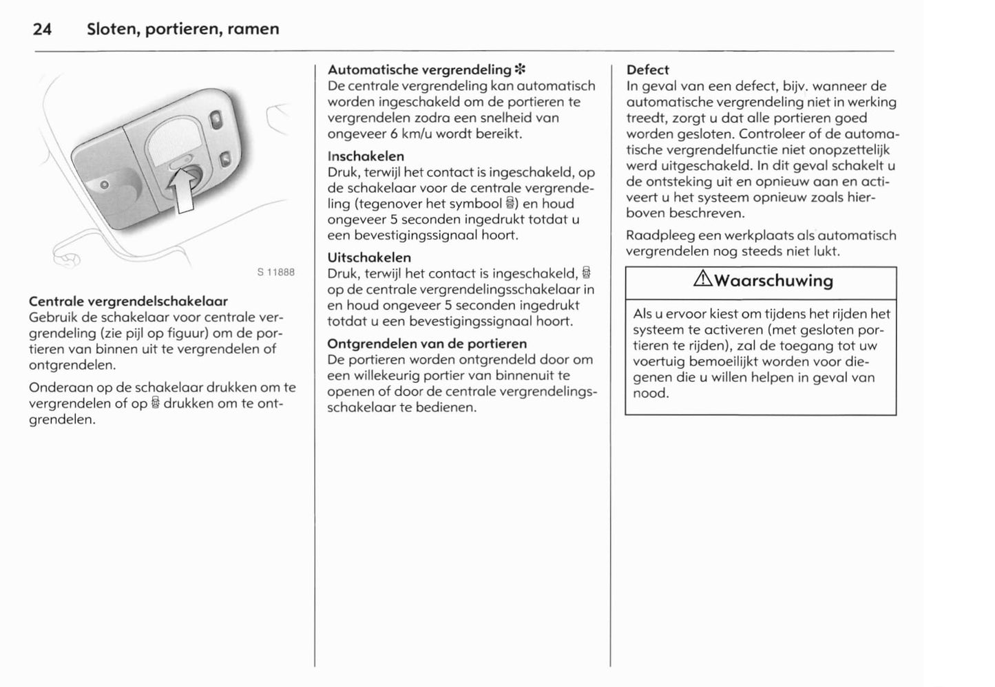 2006-2010 Opel Movano Owner's Manual | Dutch