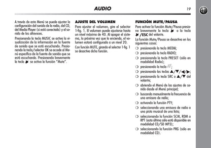 Alfa Romeo Mito Radionav Instrucciones 2010 - 2012