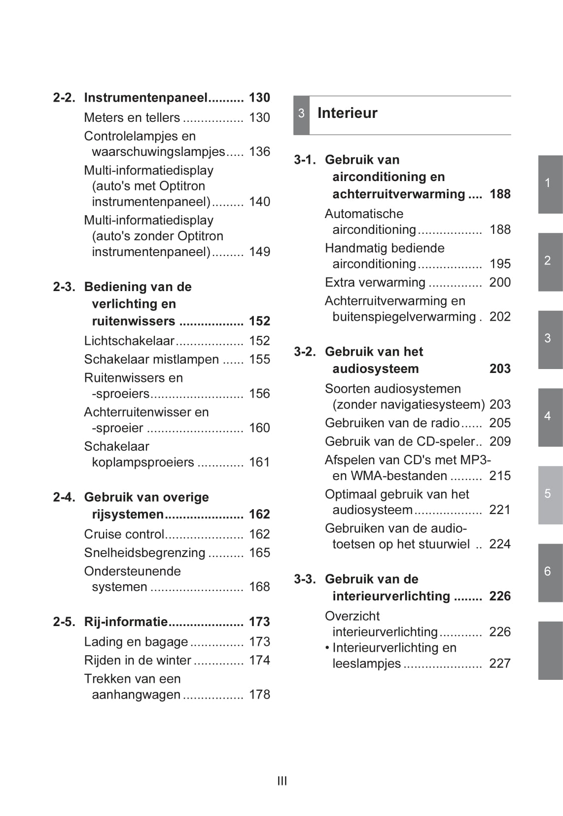 2007-2008 Toyota Auris Owner's Manual | Dutch