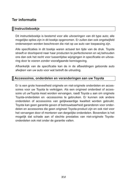 2007-2008 Toyota Auris Owner's Manual | Dutch