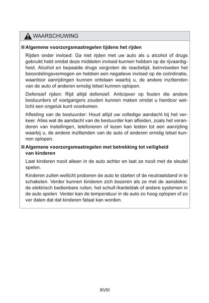 2007-2008 Toyota Auris Owner's Manual | Dutch