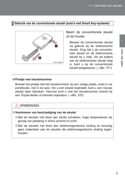 2007-2008 Toyota Auris Owner's Manual | Dutch