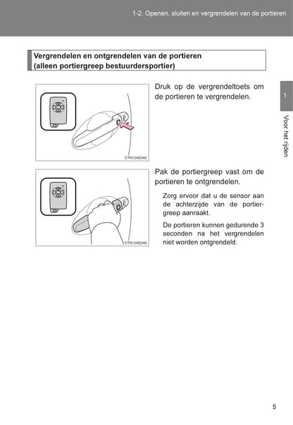 2007-2008 Toyota Auris Owner's Manual | Dutch