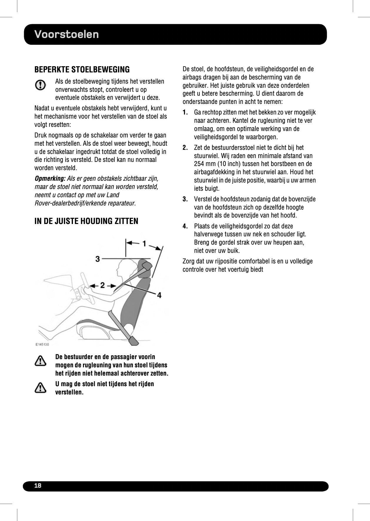 2012-2013 Land Rover Range Rover Owner's Manual | Dutch