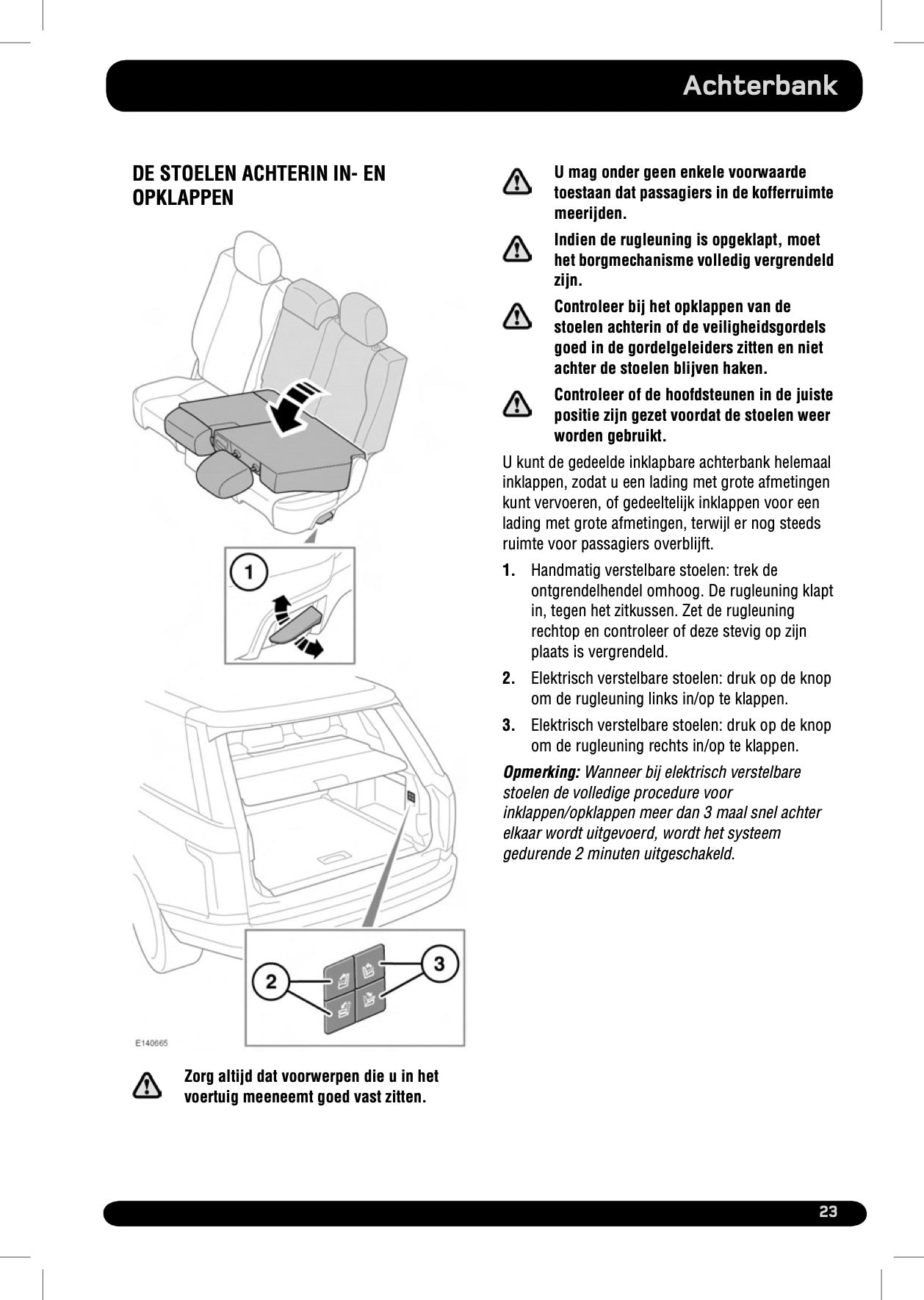 2012-2013 Land Rover Range Rover Owner's Manual | Dutch