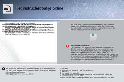 2012-2013 Peugeot 308 Gebruikershandleiding | Nederlands