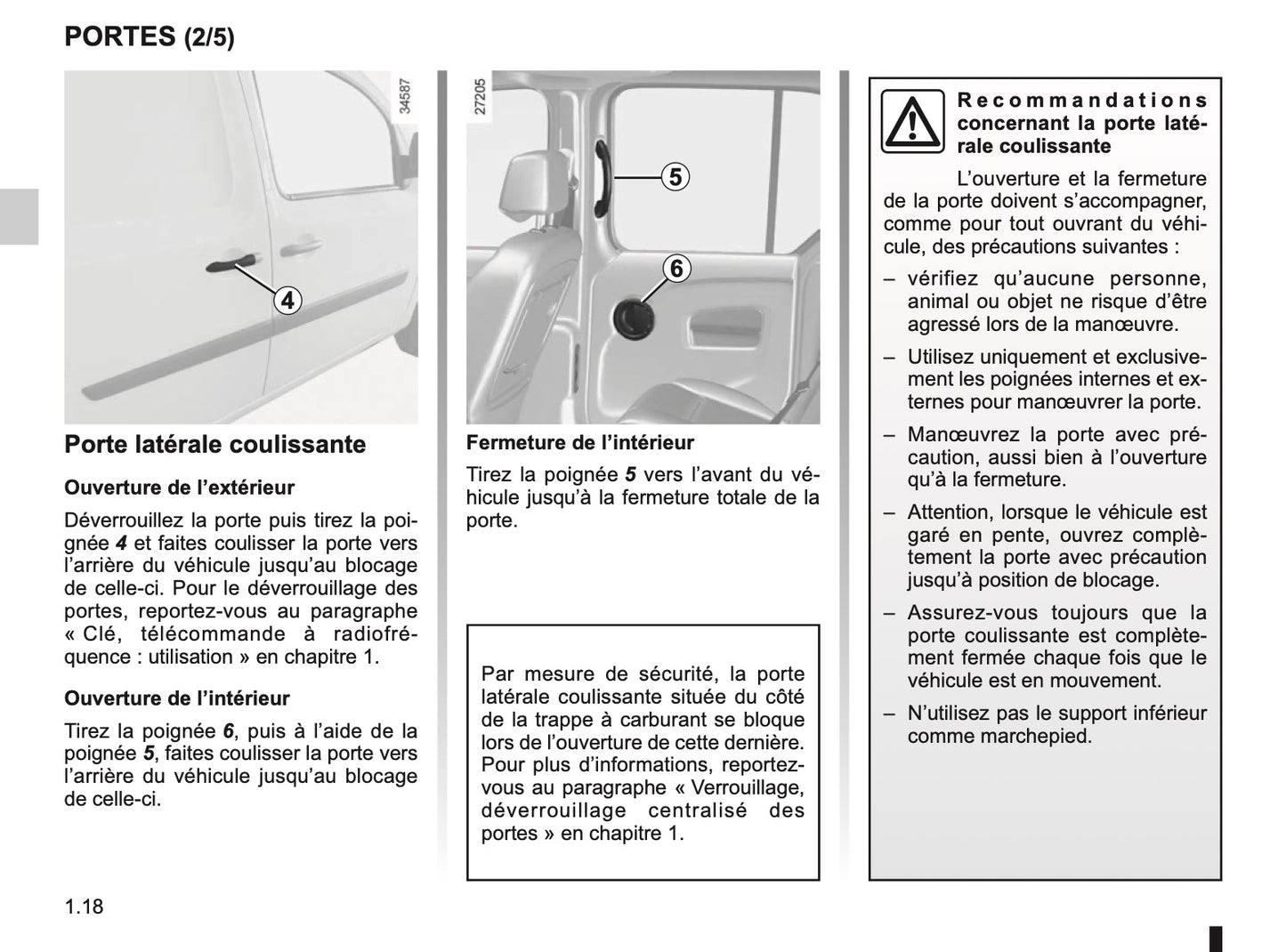 2011-2012 Renault Kangoo Z.E. Owner's Manual | French