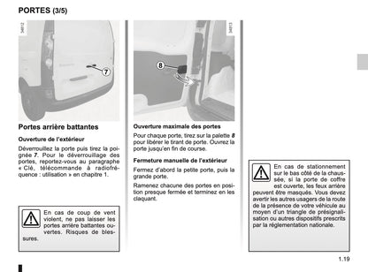 2011-2012 Renault Kangoo Z.E. Owner's Manual | French