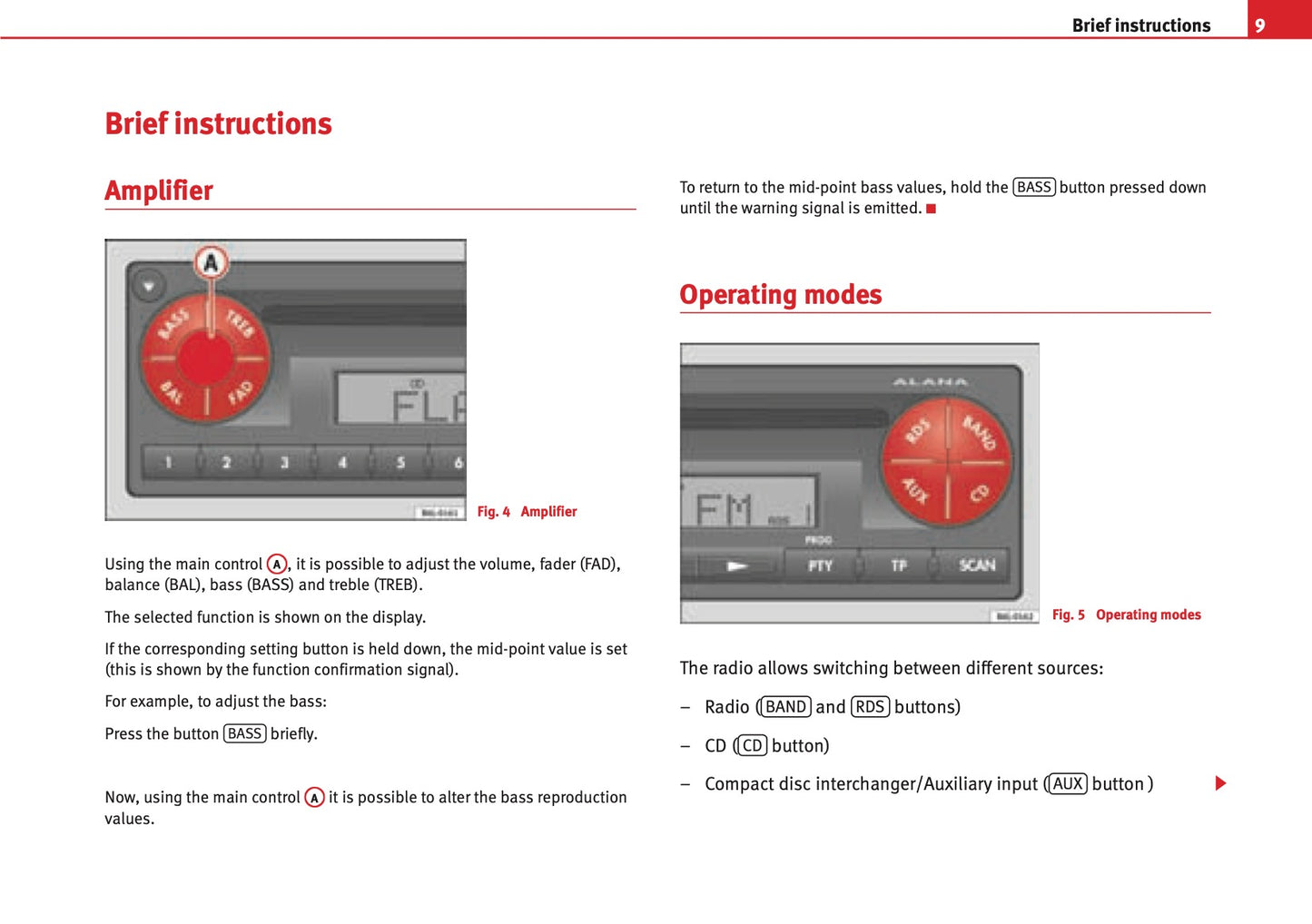 Seat Radio Alana Mp3 Owners Manual