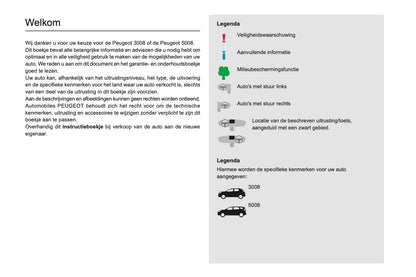 2019-2020 Peugeot 3008/5008 Bedienungsanleitung | Niederländisch