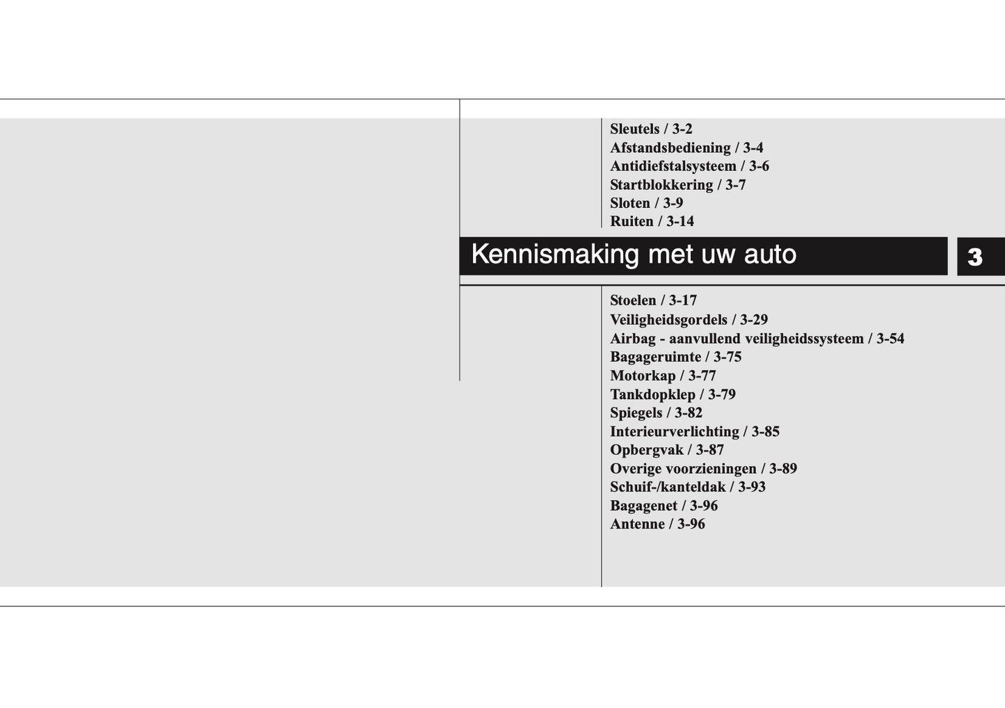 2007-2008 Kia Rio Owner's Manual | Dutch