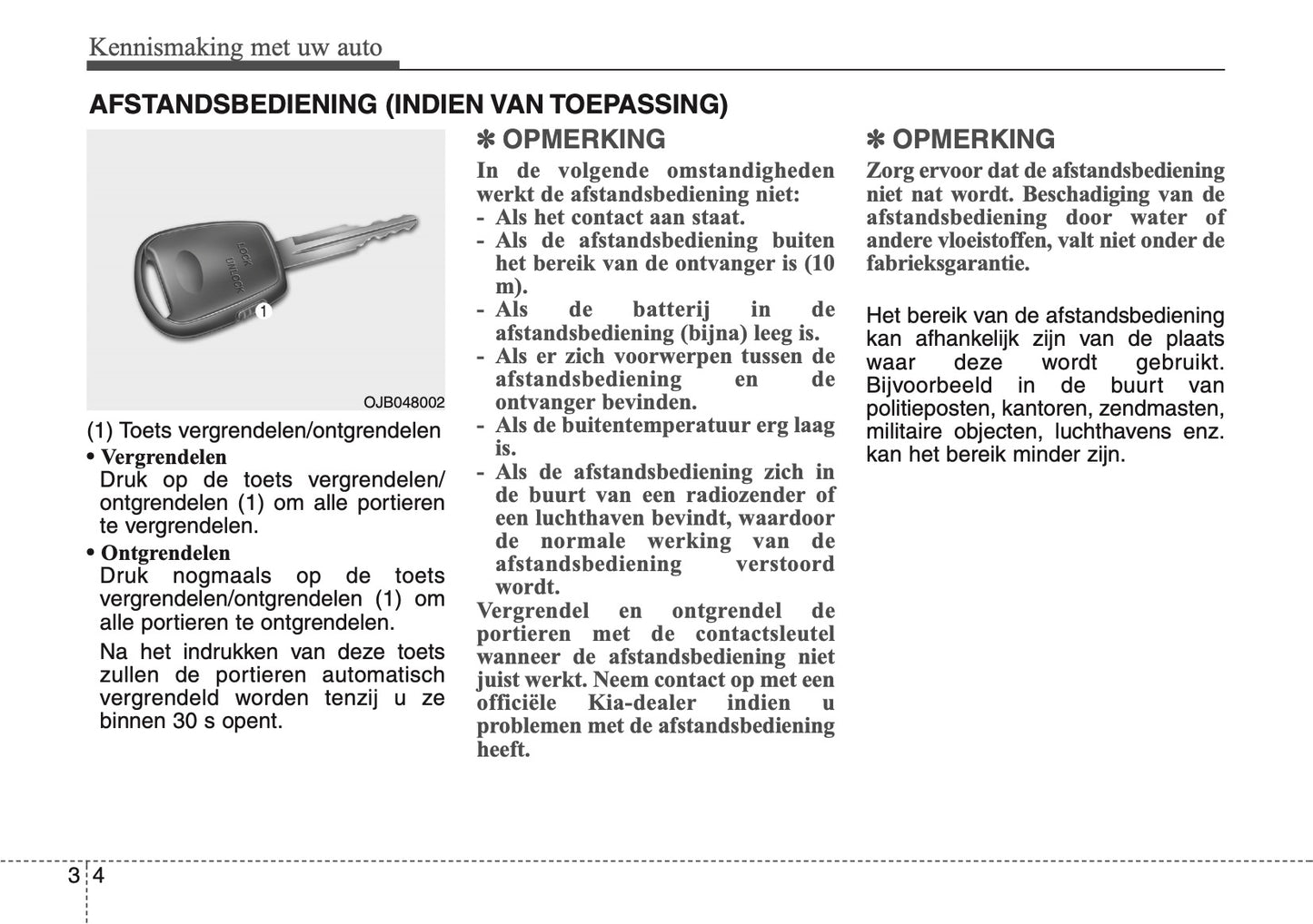 2007-2008 Kia Rio Owner's Manual | Dutch