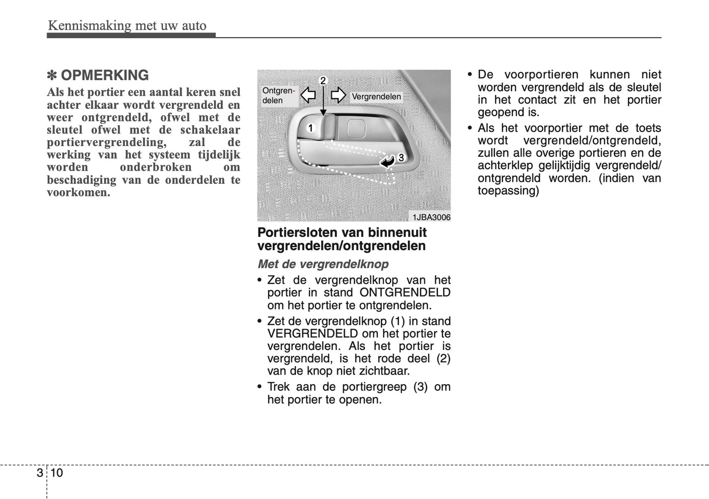 2007-2008 Kia Rio Owner's Manual | Dutch