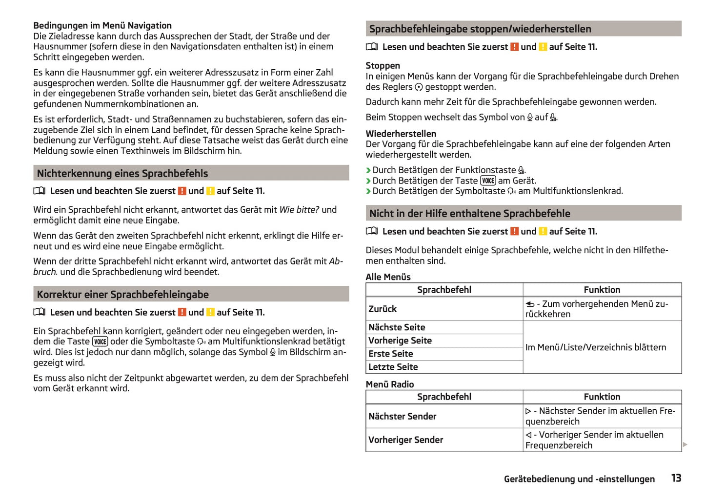 Skoda Amundsen Und Bolero Infotainment Bedienungsanleitung 2015