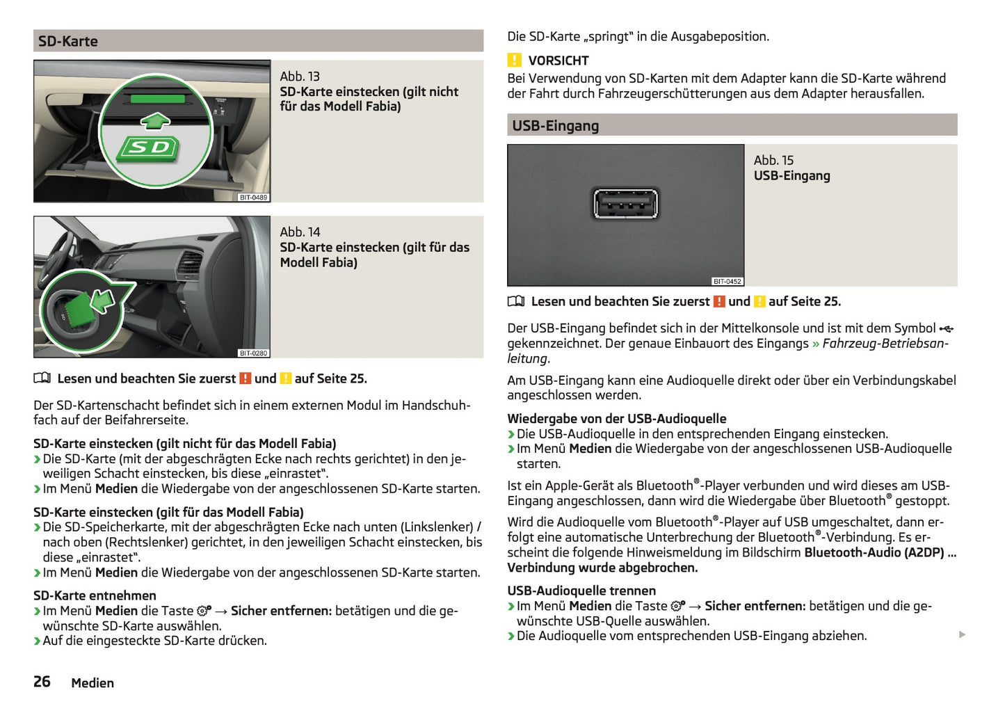 Skoda Amundsen Und Bolero Infotainment Bedienungsanleitung 2015