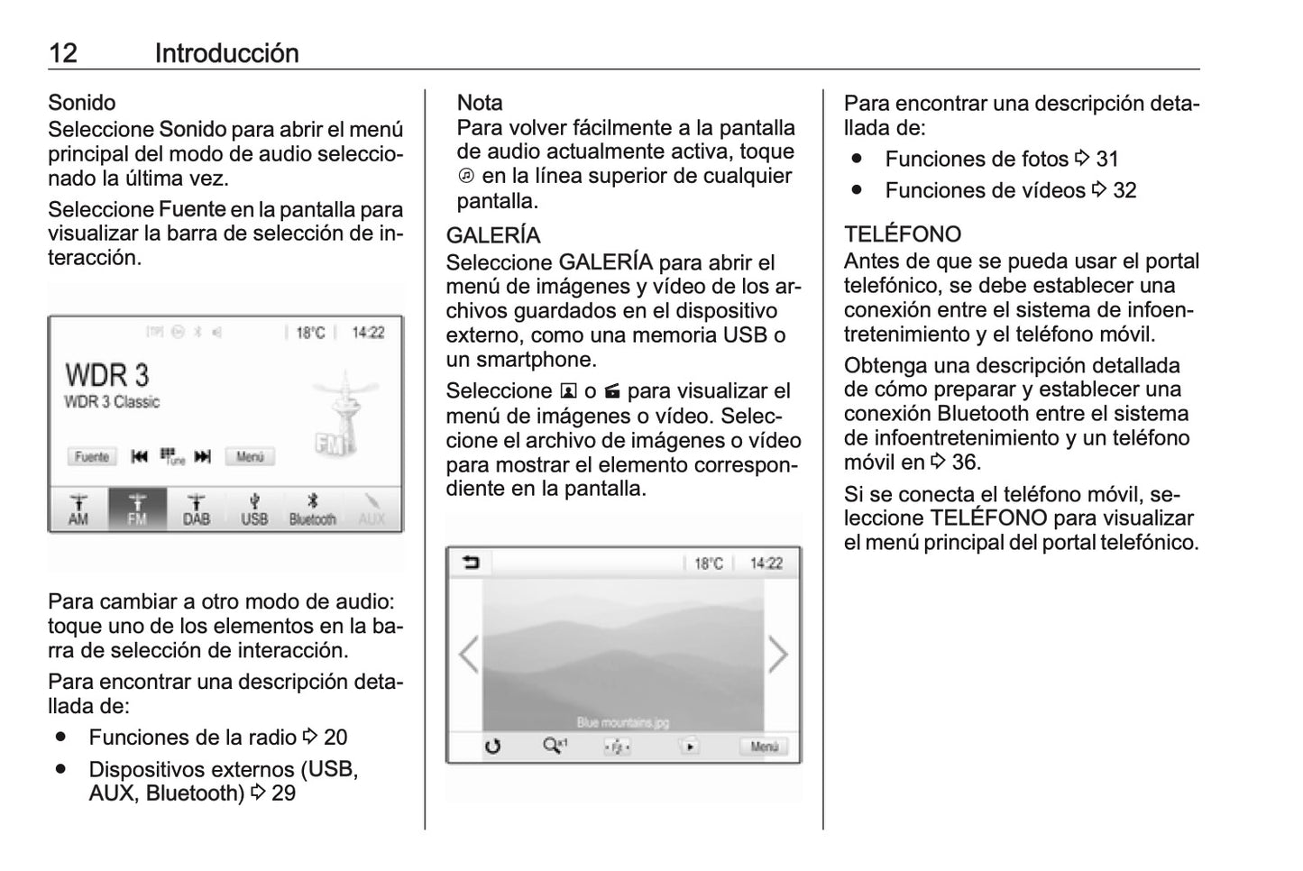 Opel Adam Manual de infoentretenimiento 2013 - 2017