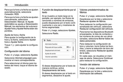 Opel Adam Manual de infoentretenimiento 2013 - 2017