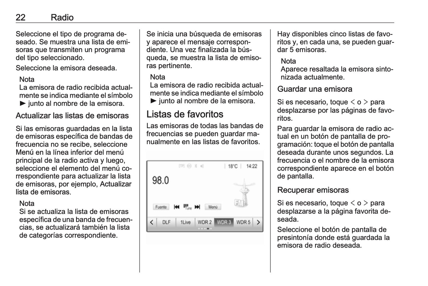 Opel Adam Manual de infoentretenimiento 2013 - 2017