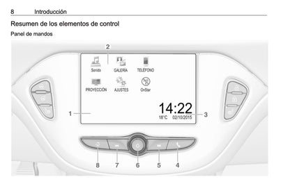 Opel Adam Manual de infoentretenimiento 2013 - 2017