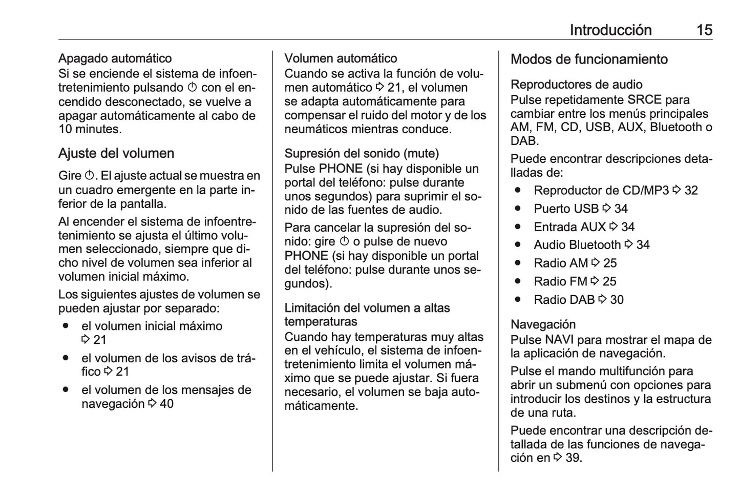 Opel Meriva Manual de infoentretenimiento 2014 - 2017