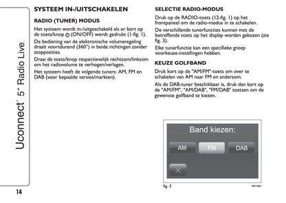 Fiat 500L Uconnect Radio Live 5.0 Handleiding 2016