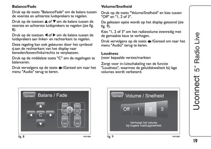 Fiat 500L Uconnect Radio Live 5.0 Handleiding 2016