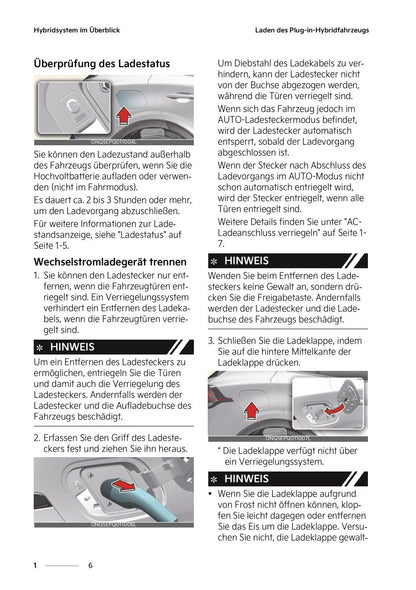 2022-2023 Kia Sportage/Sportage PHEV Owner's Manual | German